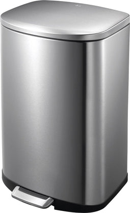 EKO - Della pedaalemmer 50 liter - Stainless steel Plastic - mat RVS - Prullenbak