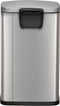 EKO - Della pedaalemmer 50 liter - Stainless steel Plastic - mat RVS - Prullenbak