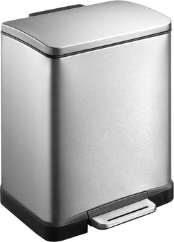 EKO - E-Cube pedaalemmer 20 liter - Stainless steel Plastic - mat RVS