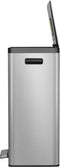 EKO - EcoCasa 2 recycling pedaalemmer 36+24 liter - Stainless steel Polypropylene - mat RVS - Prullenbak