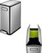 EKO - Ecofly pedaalemmer 20+20 liter - Stainless steel Plastic - mat RVS - Prullenbak