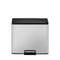 EKO - Essential 2 Recycler pedaalemmer 9+9+9 ltr, EKO - Stainless steel Polypropylene - mat RVS
