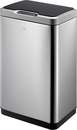 EKO - Mirage Sensor Bin 30 liter - Stainless steel Plastic - mat RVS, zwart