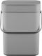 EKO - Puro II Food Waste Caddy 5 liter - Polypropyleen - grijs