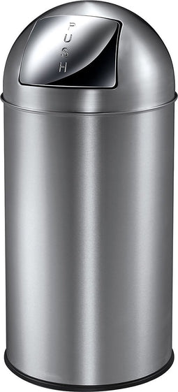 EKO - Pushcan 40 liter - Stainless steel - mat RVS