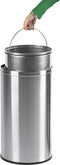 EKO - Pushcan 40 liter - Stainless steel - RVS