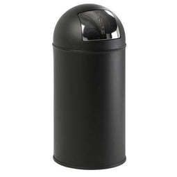 EKO - Pushcan 40 liter - Steel - mat zwart