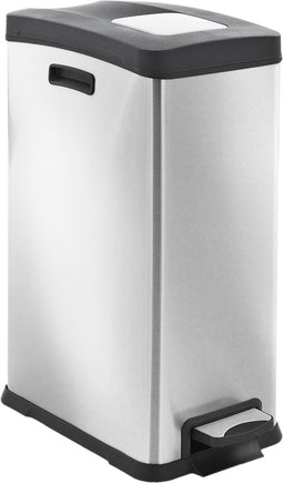 EKO - Rejoice pedaalemmer 30 liter - Stainless steel Plastic - mat RVS