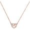 Michael Kors ketting 925 sterling zilver gekleurde edelsteen One Size Roségoud 32010732