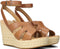 UGG Careena - Dames Sandalen met Sleehak 9,5 cm - Bruin - Maat 40