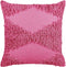 RHOEO - Sierkussen set van 2 - Roze - 45 x 45 cm - Katoen