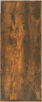 vidaXL - Wandkast - 80x33x80 - cm - bewerkt - hout - gerookt - eikenkleurig