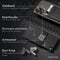 Ekster Aluminum Cardholder - Pasjeshouder voor 12 Kaarten - RFID Blocking - Portemonnee Kaartenhouder - Klassiek Zwart