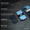 Ekster Aluminum Cardholder - Pasjeshouder voor 12 Kaarten - RFID Blocking - Portemonnee Kaartenhouder - Pacifisch Blauw