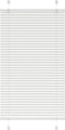 vidaXL - Plissé - rolgordijn - 75x150 - cm - stofbreedte - 74,4 - cm - polyester - wit
