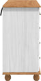 vidaXL - Stapelbed - 'ASKIM'Wit - 91x40x79 - cm - Massief - Grenenhout