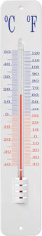 Thermometer op wandplaat klein
