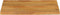 vidaXL - Tafelblad - met - natuurlijke - rand - 70x60x3,8 - cm - massief - mangohout