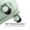 BlockTravel Palma S - Reiskoffer - Vergrootbaar 38-43L - Ingebouwd TSA Slot - Mint groen