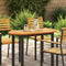 vidaXL - Tafelblad - 100x50x2,2 - cm - Ovaal - Massief - Acaciahout