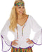 Dressforfun Lady Love & Peace - Vrouwenkostuum - Hippie stijl - XXL