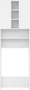 vidaXL - Wasmachinekast - 64x25,5x190 - cm - sonoma - eikenkleurig