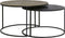 Light & Living Salontafel Talca - Antiek koper - Ø67,5+Ø75cm - Modern