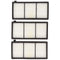 Pack of 3 vacuum cleaner filters for vacuum cleaners such as iRobot Roomba 800 series, Hepa filter,