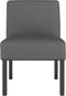 vidaXL - Fauteuil - stof - donkergrijs