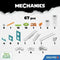 GEOMAG MECHANICS, GRAVITY 67 stuks, magnetische constructie, educatieve spelletjes, Speelgoed voo...