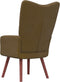 vidaXL Relaxstoel fluweel bruin