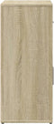 vidaXL - Dressoir - 60x31x70 - cm - bewerkt - hout - sonoma - eikenkleurig