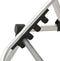 vidaXL - Ligbed - extra - hoog - inklapbaar - senior - aluminium - rood