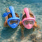 Travelhawk Snorkelset Kinderen - Full Face Mask - Anti-condens - Blauw