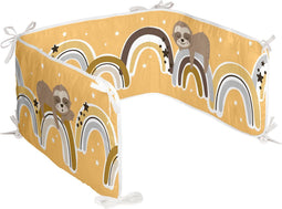 Wiegbeschermer HappyFriday Moshi Moshi Sleepy sloth Multicolour 210 x 40 cm