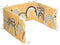 Wiegbeschermer HappyFriday Moshi Moshi Sleepy sloth Multicolour 210 x 40 cm