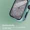 imoshion Screenprotector - Geschikt voor Apple Watch Series 4 / 5 / 6 / SE - 44mm - Full Cover Hard Case / Beschermend Hoesje - Donkergroen