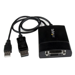 Startech.com DP2DVID2 - DisplayPort naar DVI-D Kabel - 37cm - Zwart