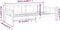 vidaXL - Slaapbank - massief - grenenhout - grijs - 90x200 - cm