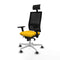 Bureaustoel met hoofdsteun Piqueras y Crespo 3D026G1 Geel