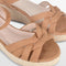 POSH by Poelman TULSI - Dames Sandalen - Imitatieleer - Cognac