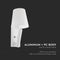 V-TAC VT-80062-W - LED Nachtlampje - 2W 60 Lumen 3000K - Wit