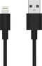 Oplader kabel 30 CM geschikt voor iPhone - USB kabel geschikt voor lightning - Lader Kabel - Zwart - Extra Kort - Kabel