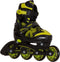 Roces Jokey 3.0 - Inline Skates - Verstelbaar 26-29 - Zwart Groen