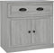 vidaXL - Dressoir - 70x35,5x67,5 - cm - bewerkt - hout - grijs - sonoma - eikenkleurig