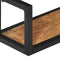 vidaXL - Wandschappen - 2 - st - 110x17x17 - cm - massief - mangohout - en - ijzer