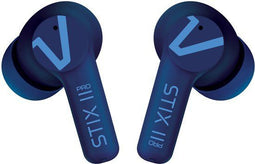 Veho STIX II Pro - True Wireless Hoofdtelefoons - Draadloos Bluetooth 5.3 - Blauw
