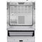 AEG CIB6643BBM - Inductie Fornuis - SteamBake 73 L 60 cm - Zwart/RVS