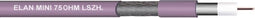ELAN 70I132 Coaxkabel Buitendiameter: 2.80 mm 75 Ω Wit 10 m