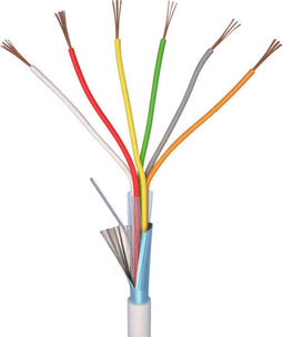 ELAN 70I140 Alarmkabel LiYY 6 x 0.22 mm² Wit 10 m